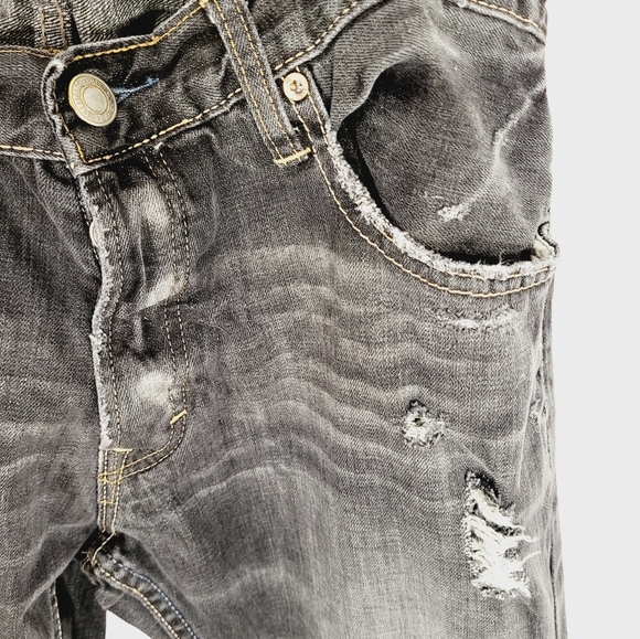 Men's American Eagle Black Jeans Low Rise Boot 32 / 30 - Picture 4 of 7